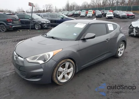 2014 Hyundai Veloster Base W/Black из США, поврежденный, VIN KMHTC6AD2EU194650